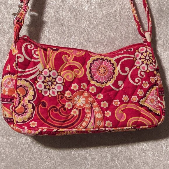 Vera Bradley Raspberry Fizz Pink Paisley Small Purse - Retired - Picture 3 of 8